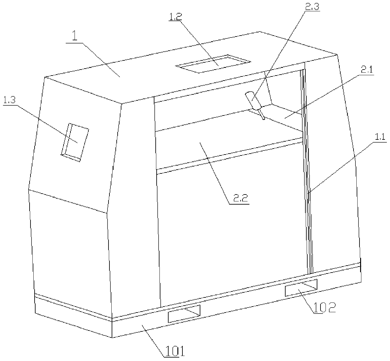 Container system for rail transit and rapid loading method thereof