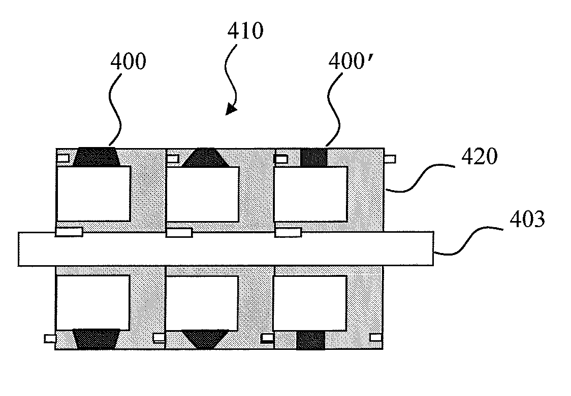 Apparatus for orienting magnetic flakes