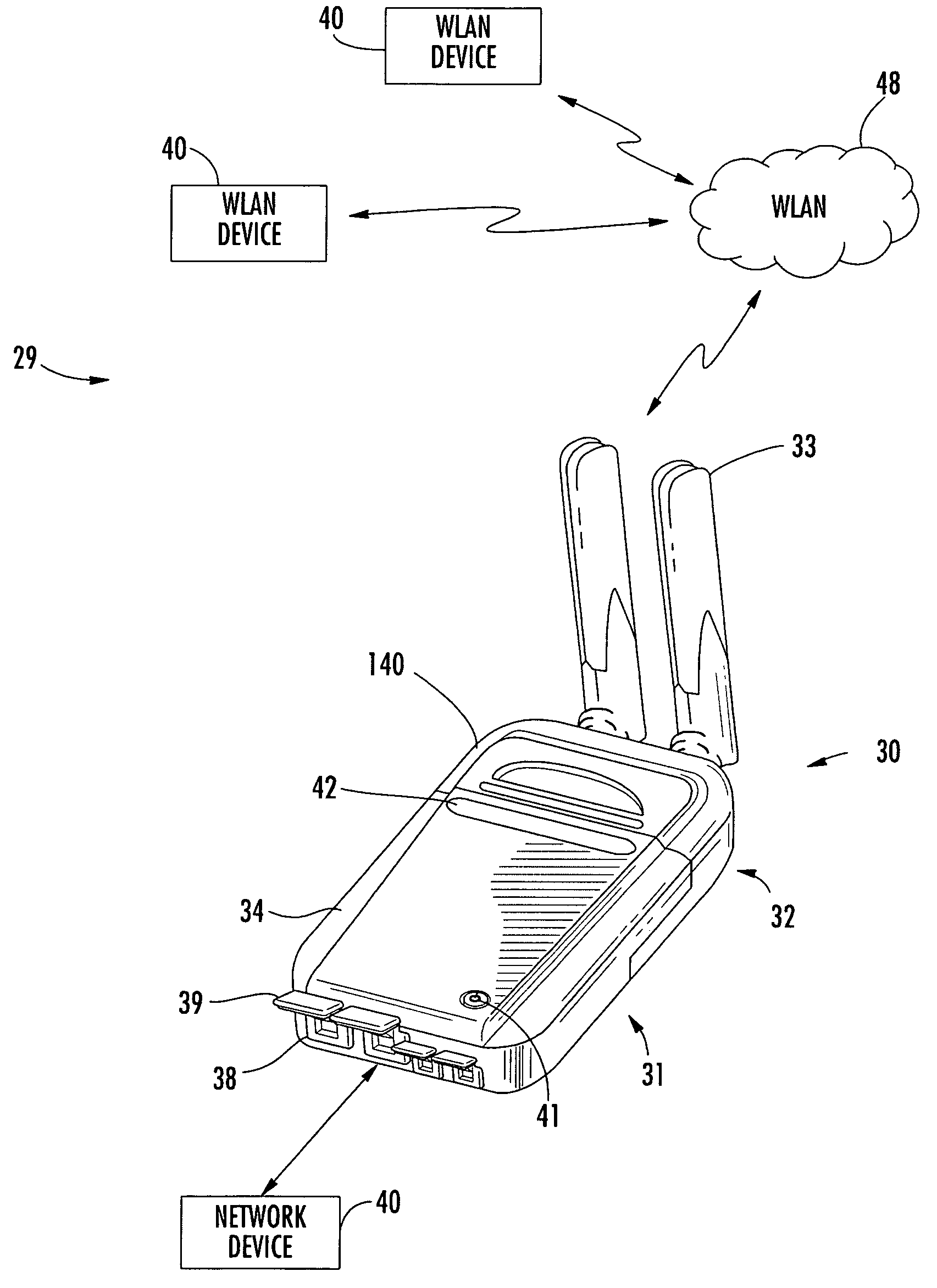 Modular cryptographic device providing status determining features and related methods