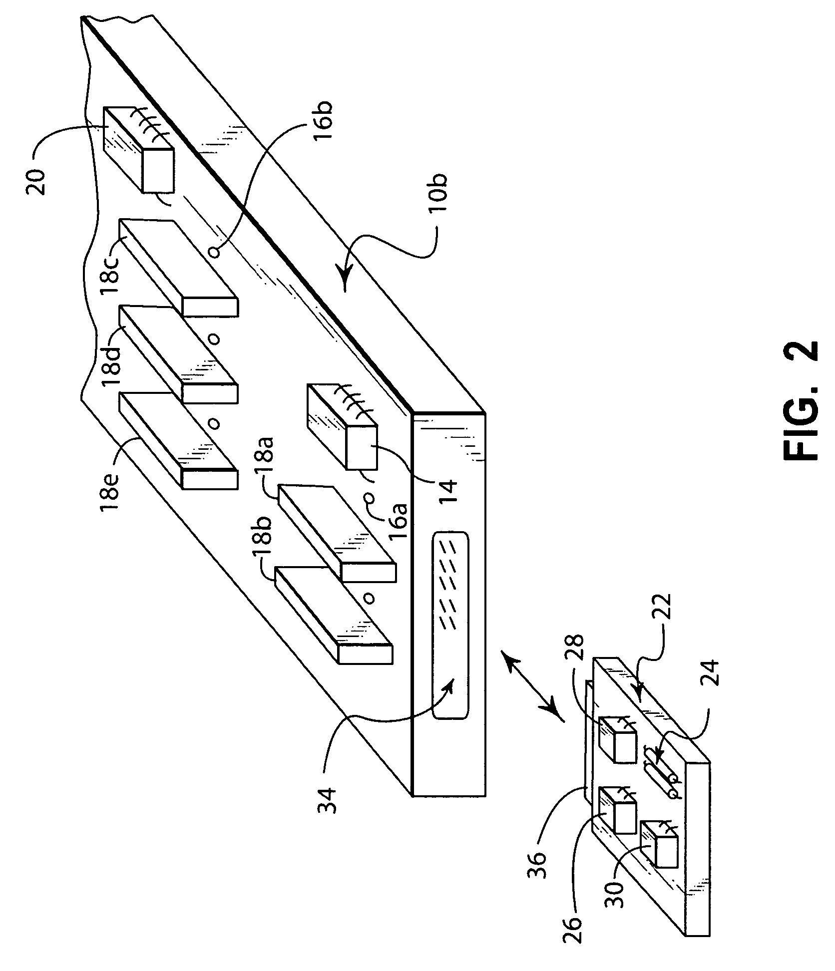 Failed drive locator for removable disk array modules