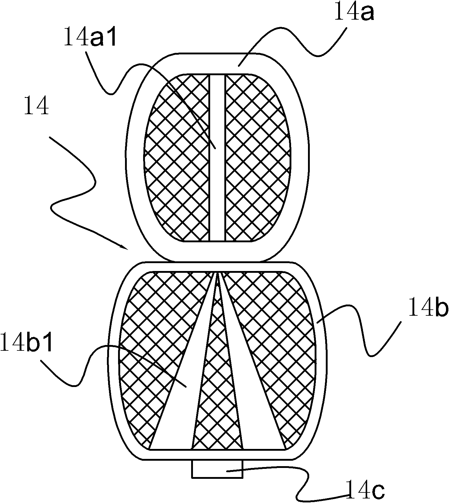 Cold-heat type automobile seat cushion