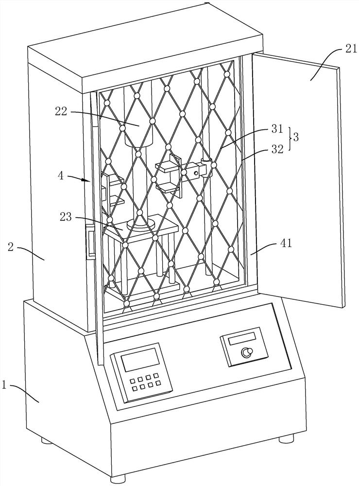 Compression deformation measuring device and measuring method for asphalt mixture compression test