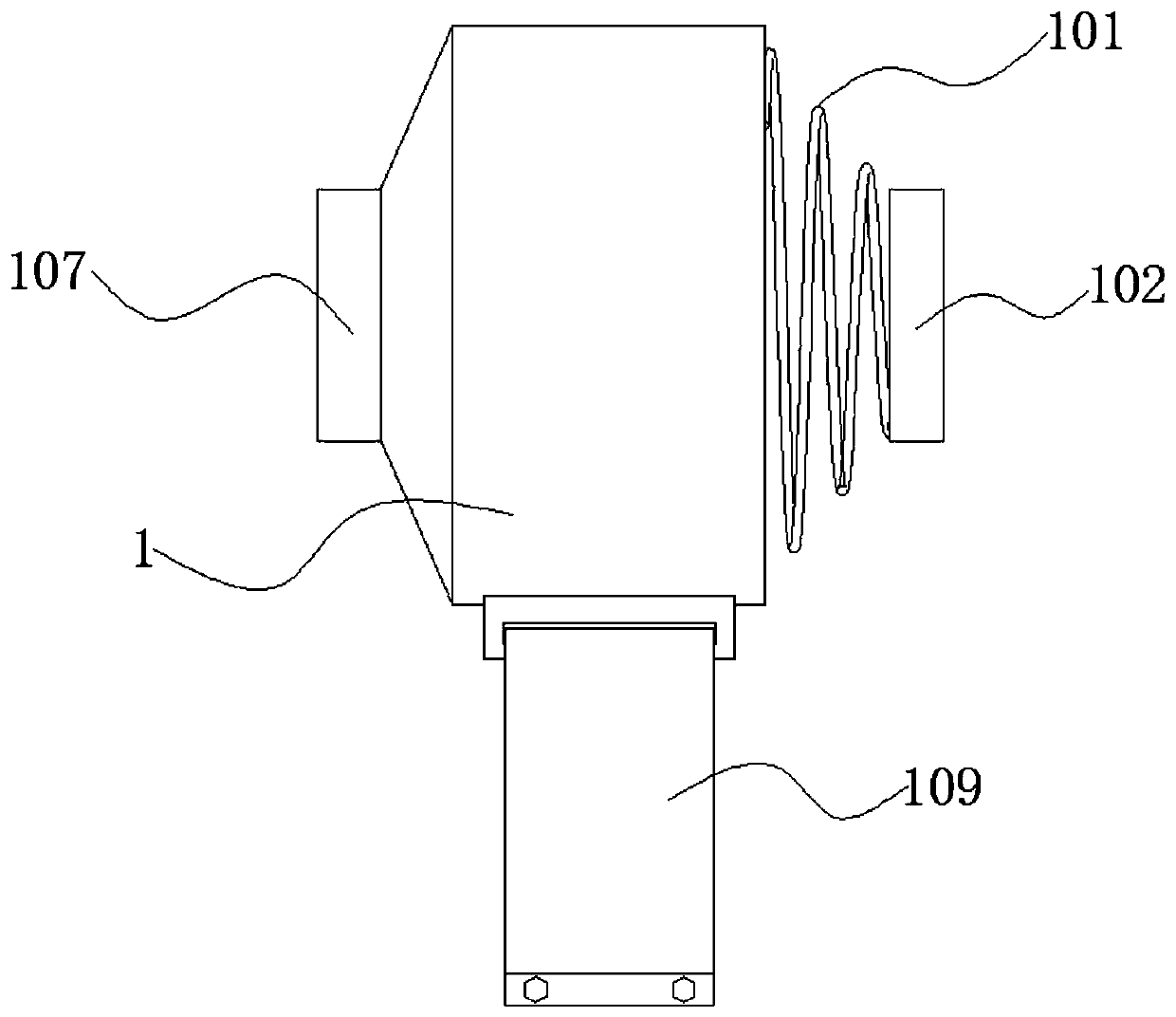 Catheter fixing device for gastrointestinal surgery