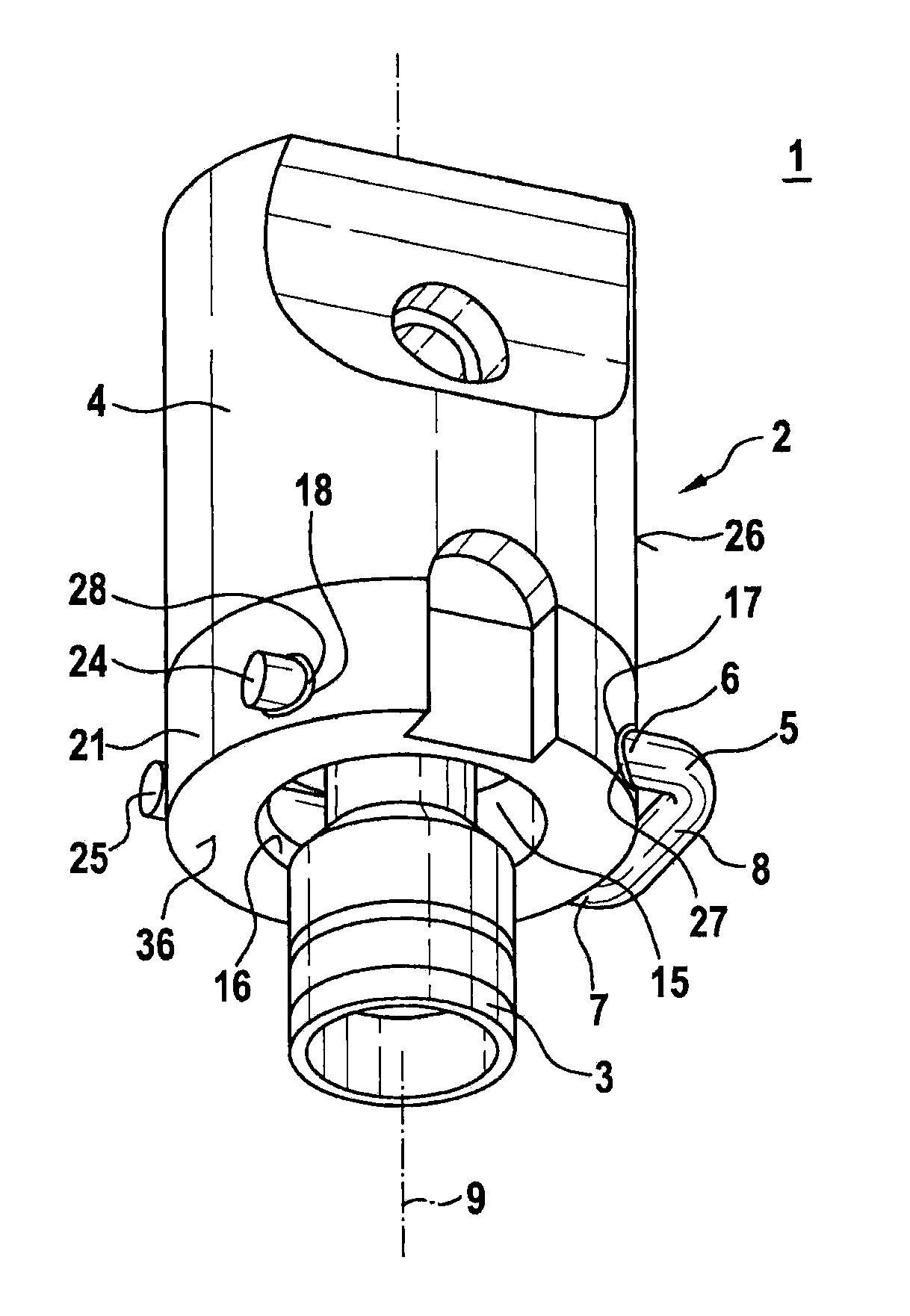 Fuel injection system having a fuel-conducting component, a fuel injection valve and a connection element