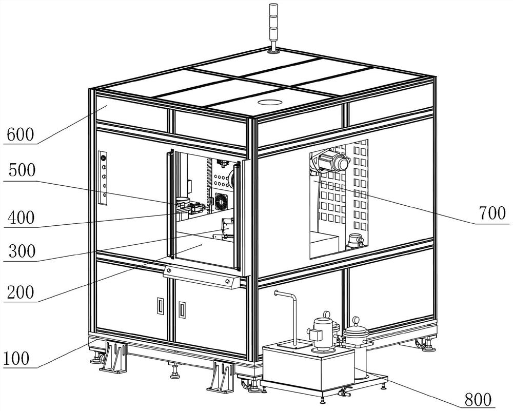 Titanium alloy part grinding equipment and grinding method