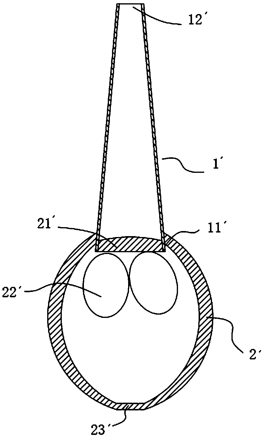 Loquat kernel removal through cylinder and loquat kernel removal process thereof