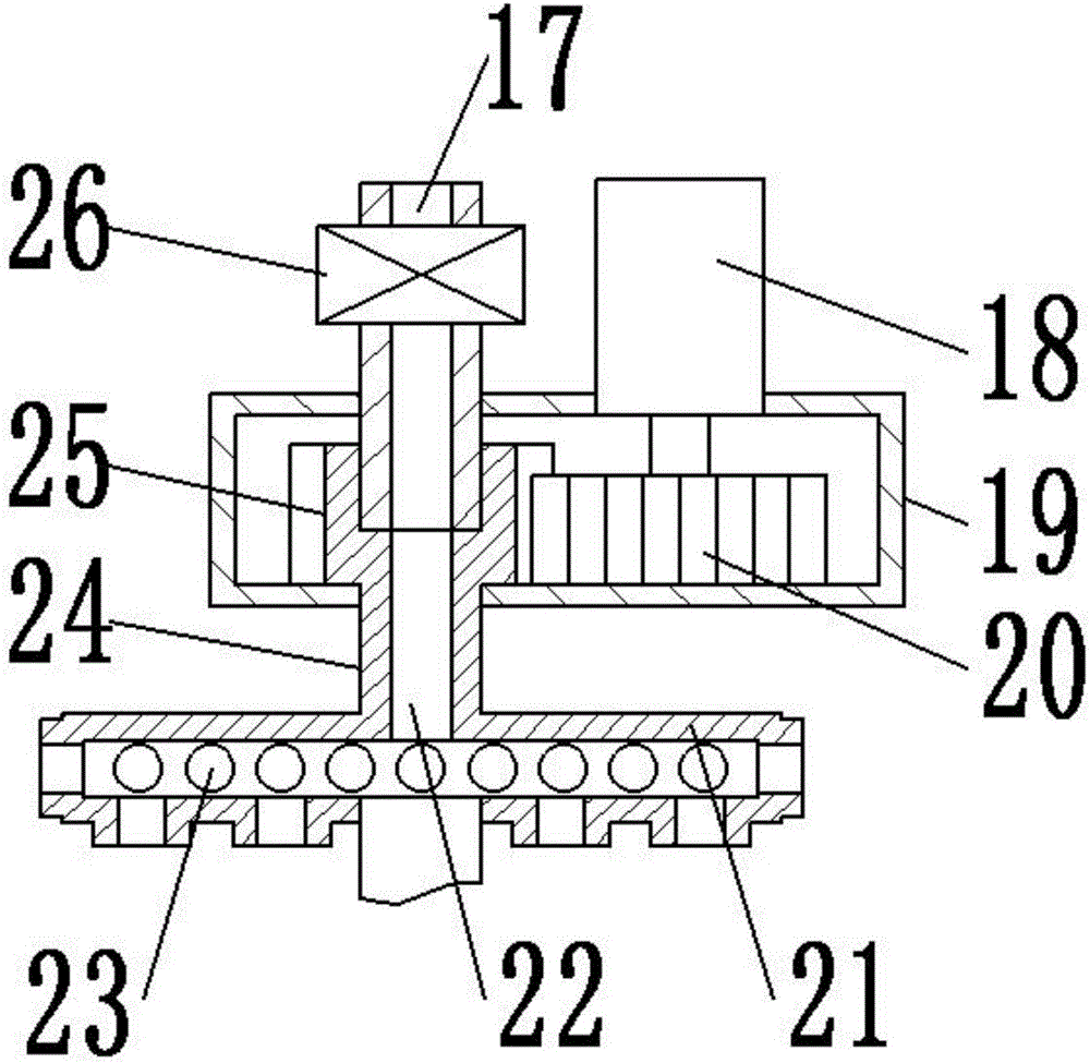 Vibration damping type dust-removing and high-efficiency bidirectional stirring equipment