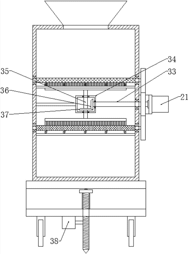 Sand screening equipment for construction