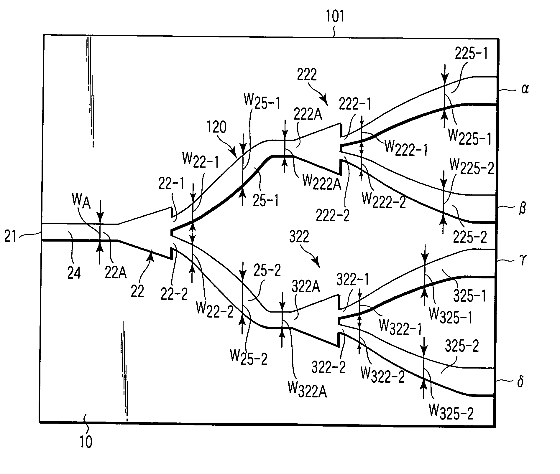 Optical branching unit