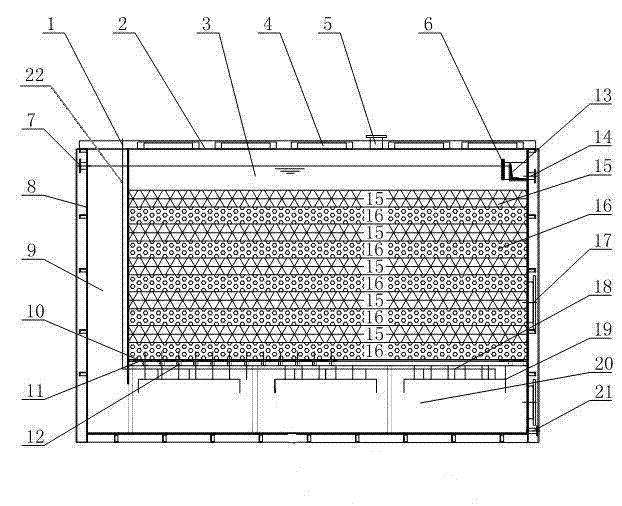 Iron carbon micro-electrolysis device