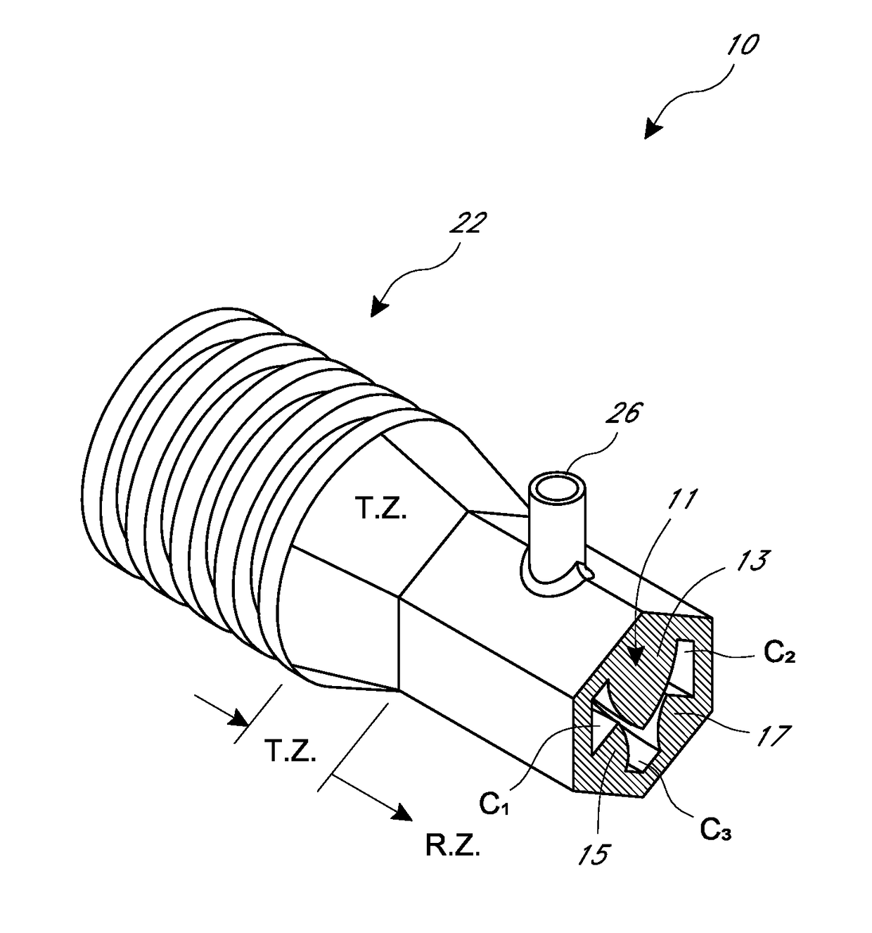 Flow sensor and method