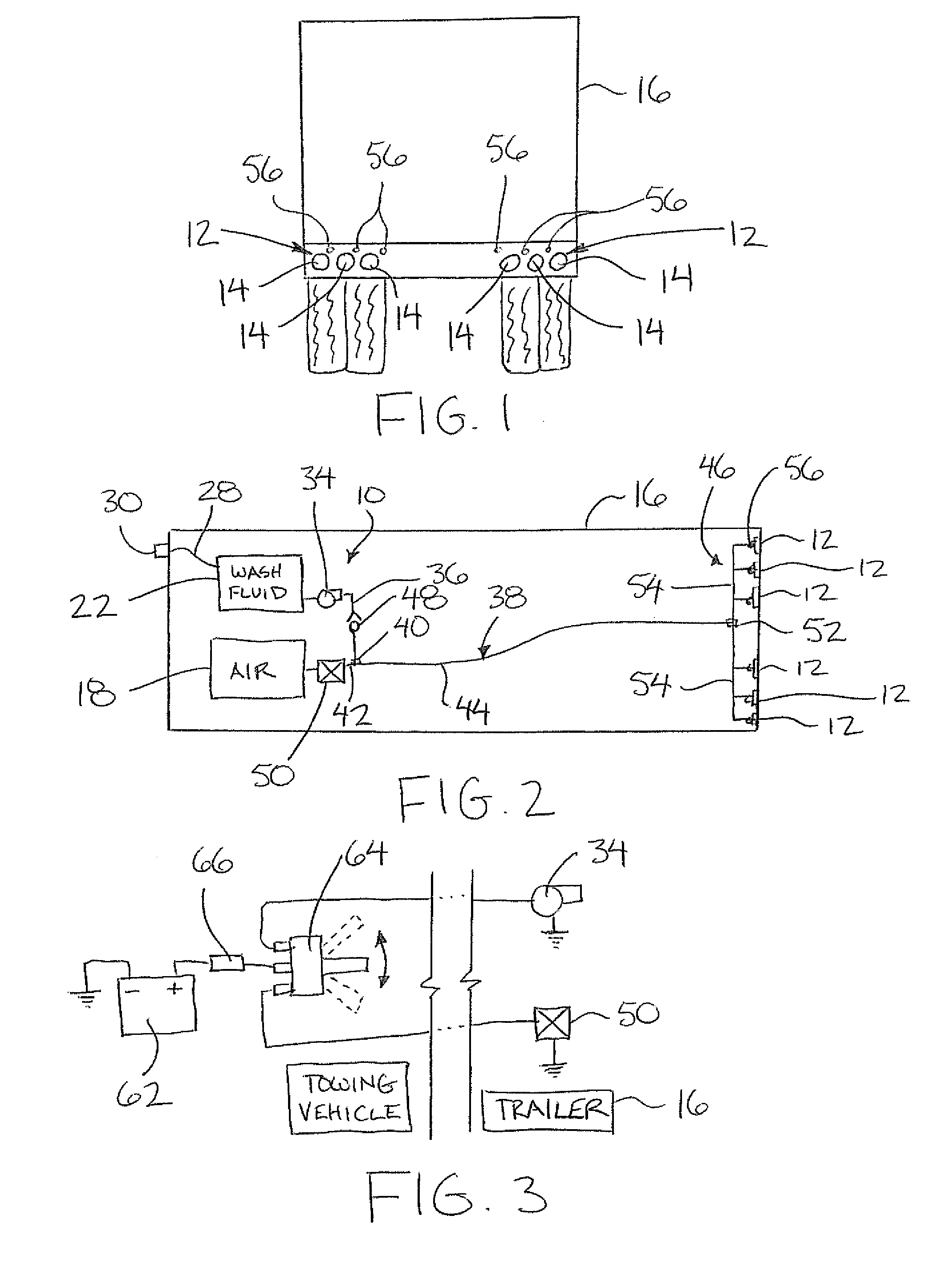 Wash System for a Light Assembly