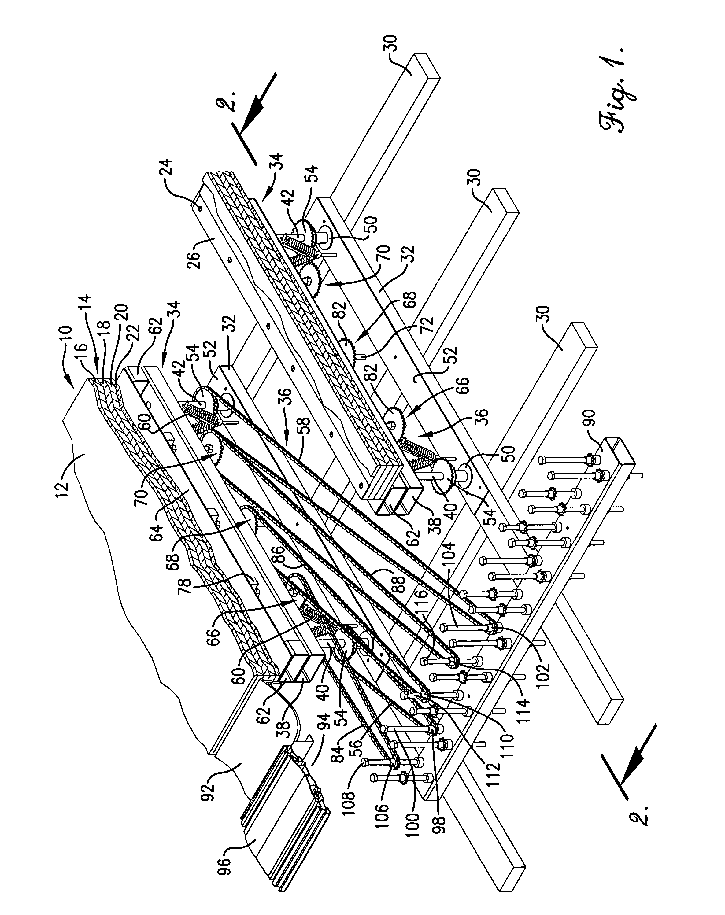 Bowling lane construction providing adjustable lane topography