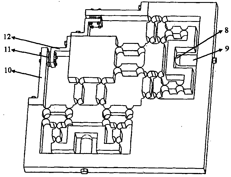 Flexible micro-positioning stage with two degrees of freedom