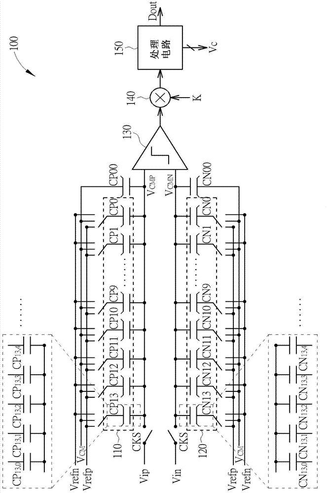 Successive-approximation temporary storage type analog-digital converter and control method thereof