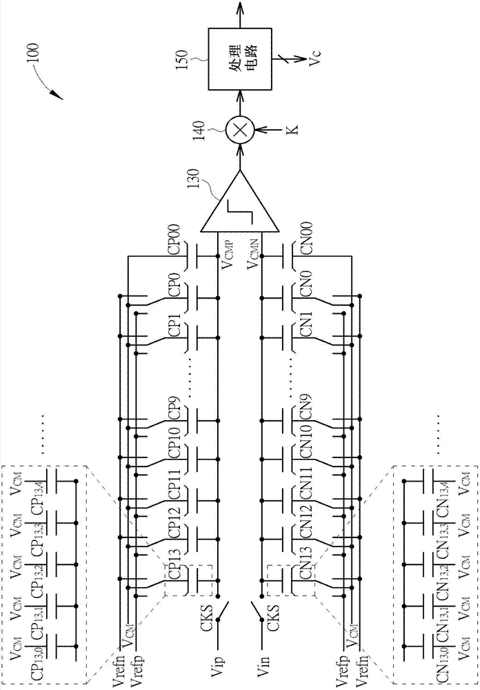 Successive-approximation temporary storage type analog-digital converter and control method thereof