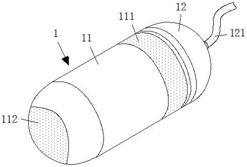 A wired digestive tract gastric capsule endoscope and magnetic control device