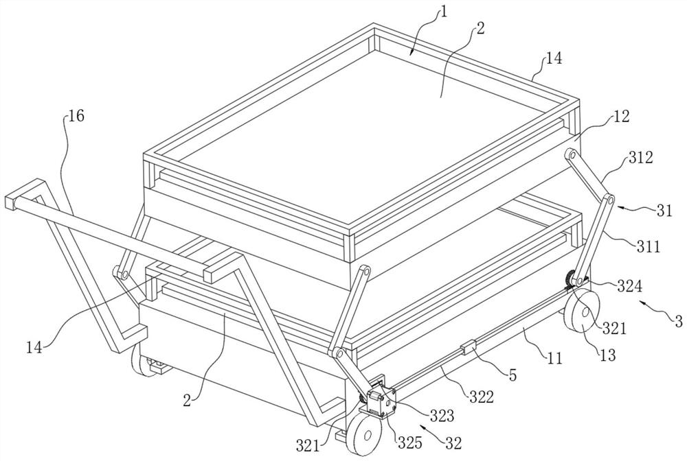 Automatic goods storing and taking van based on intelligent warehousing system