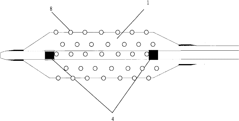 A balloon dilatation catheter