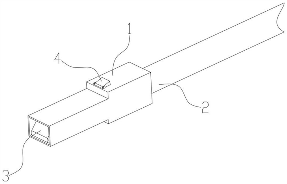 Terminal assembly with anti-falling connector rubber shell