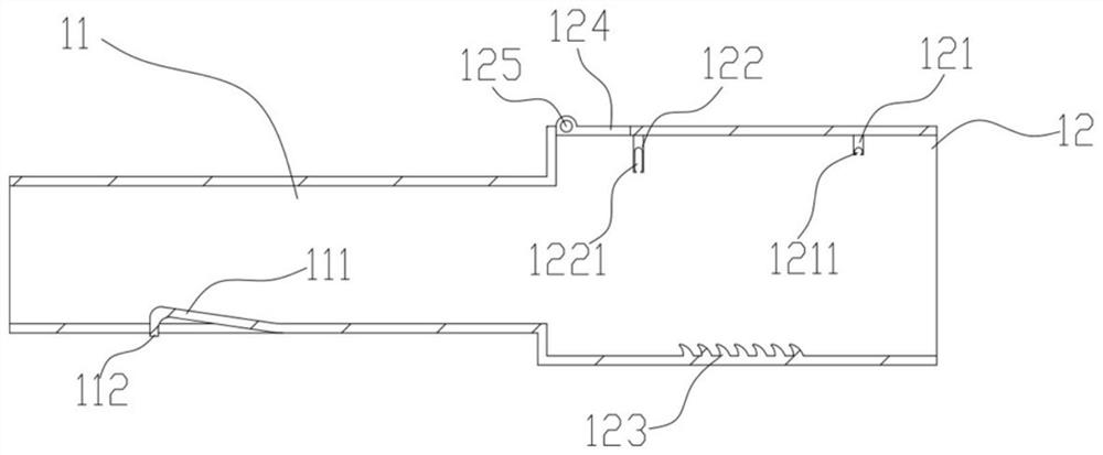 Terminal assembly with anti-falling connector rubber shell