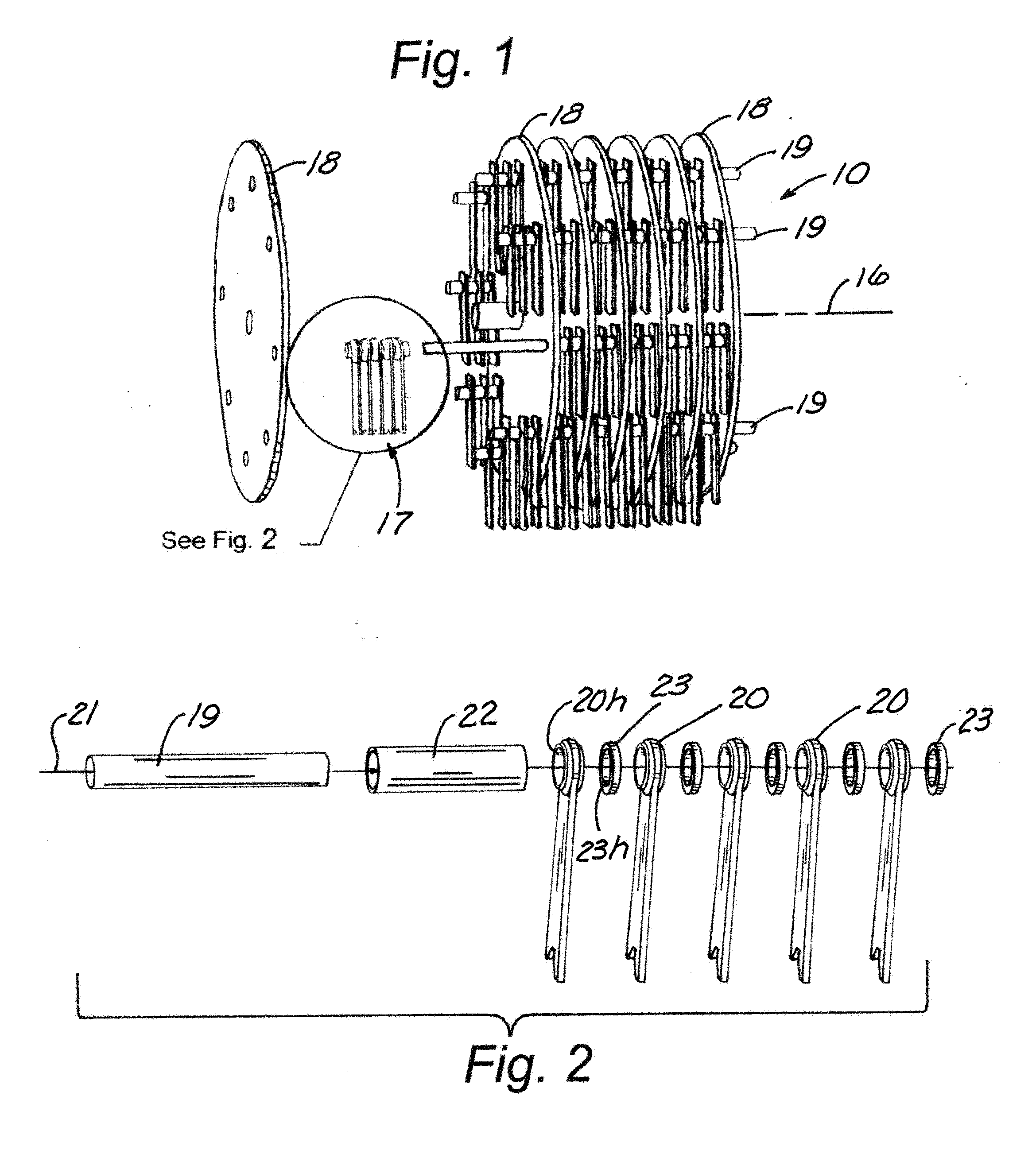 Multipiece hammer for hammer mills