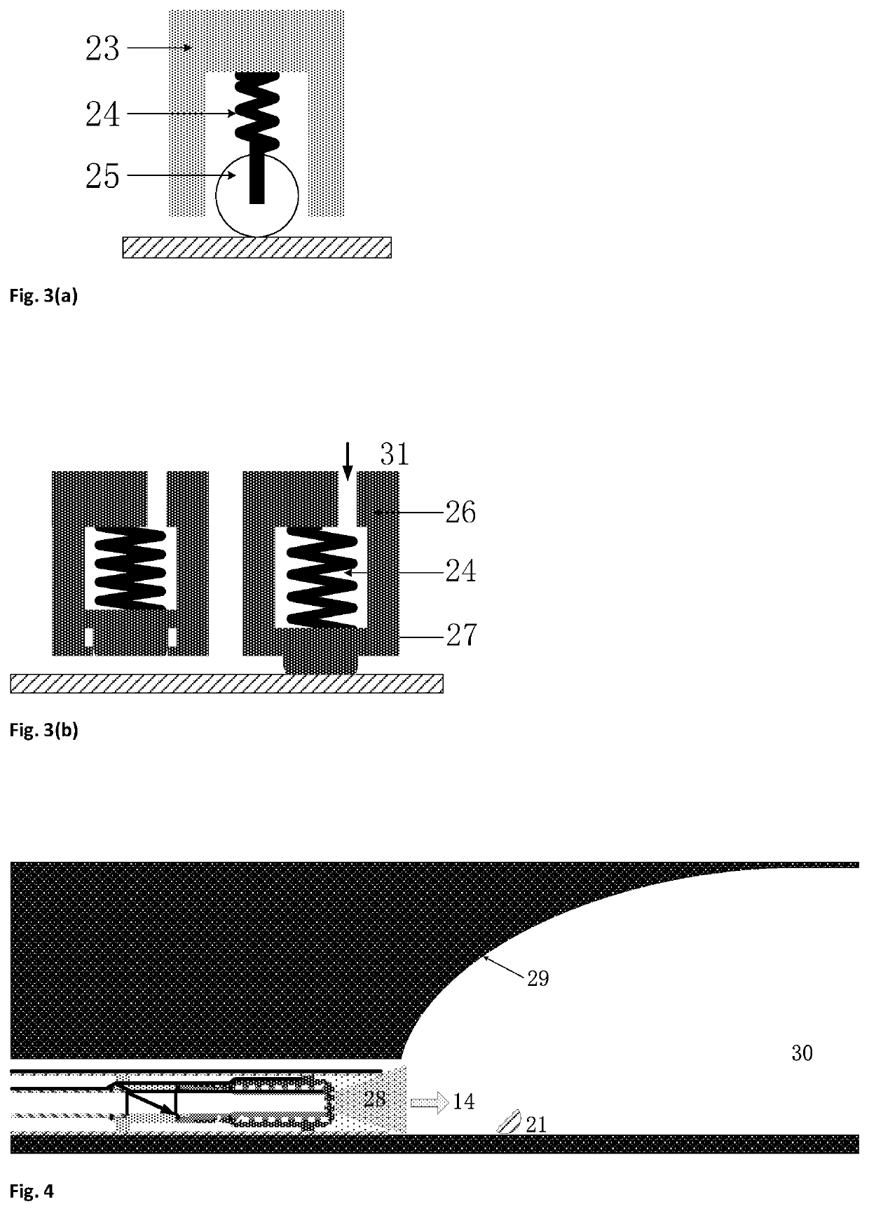 Nozzle and injection device for use in underground coal gasification process and method for operating injection device