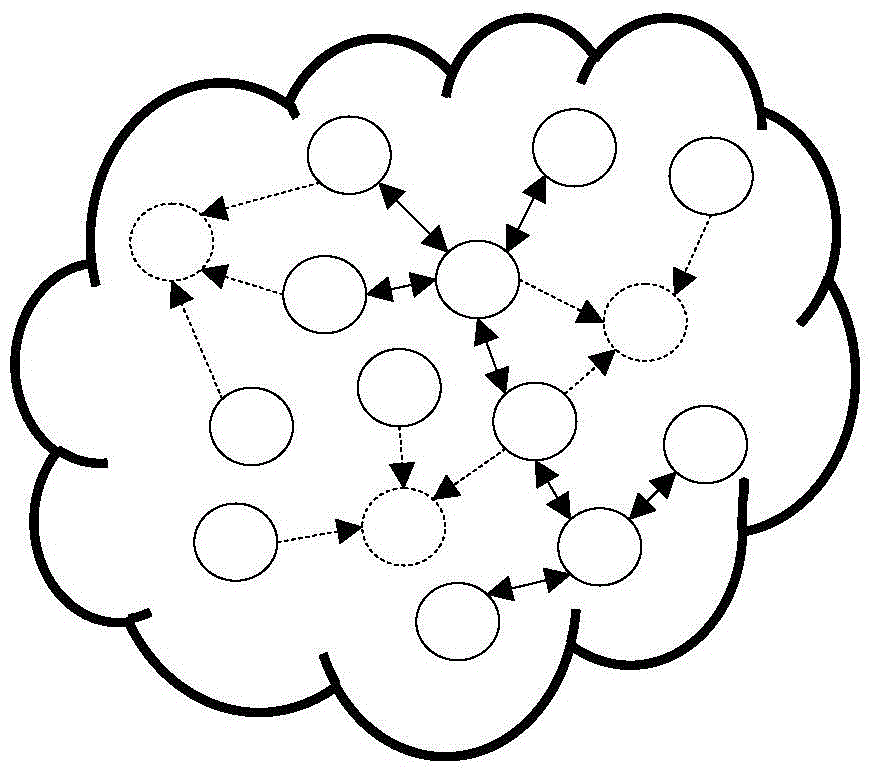 An anonymous query system for location service based on random agent and its using method