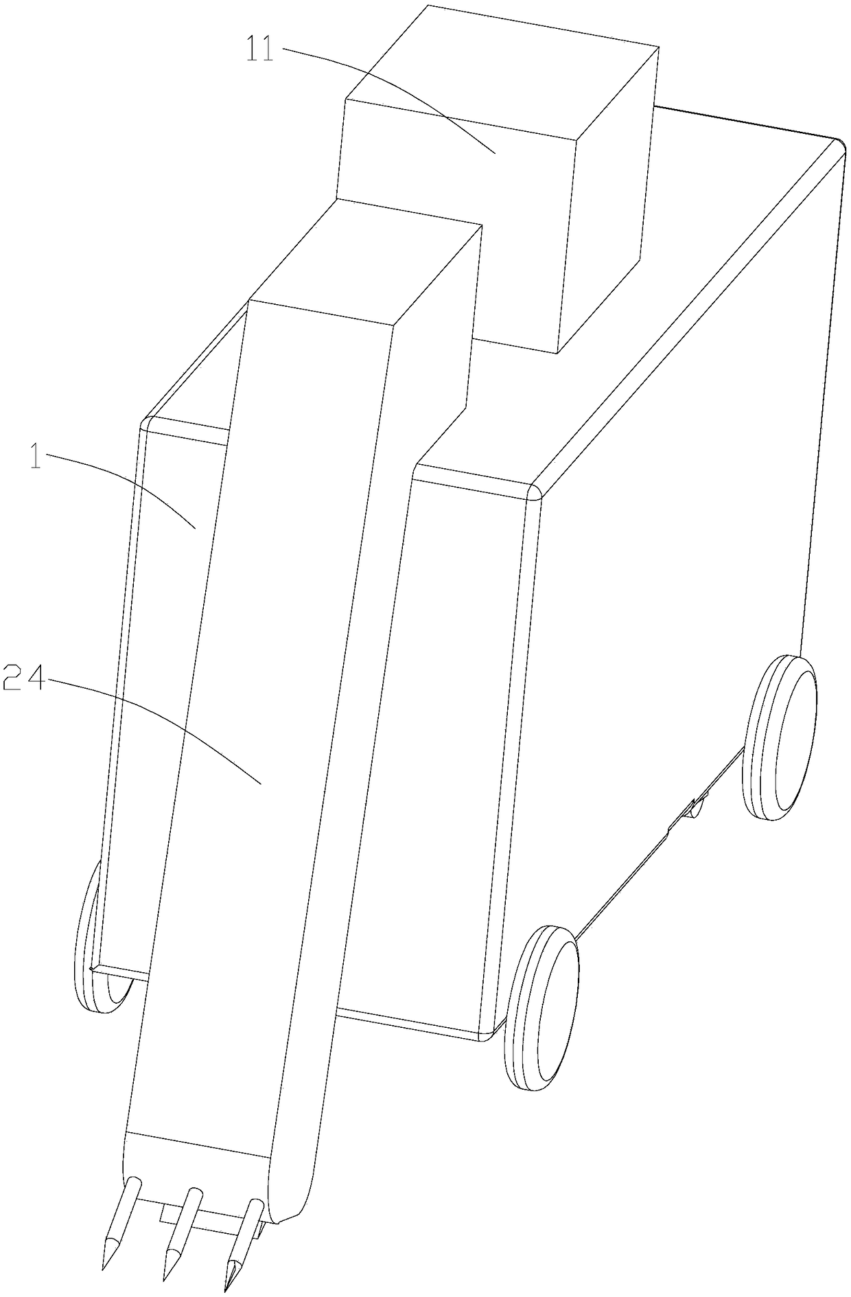 Garden soil treatment equipment for turf laying