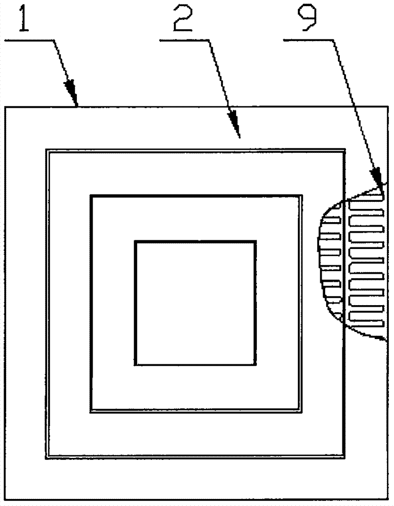 Monitoring and repairing method for curing and cementing of composite material