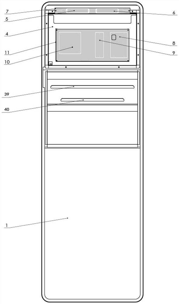 Double-goods-channel bag selling machine