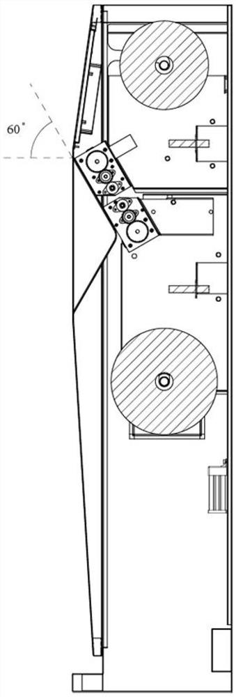 Double-goods-channel bag selling machine