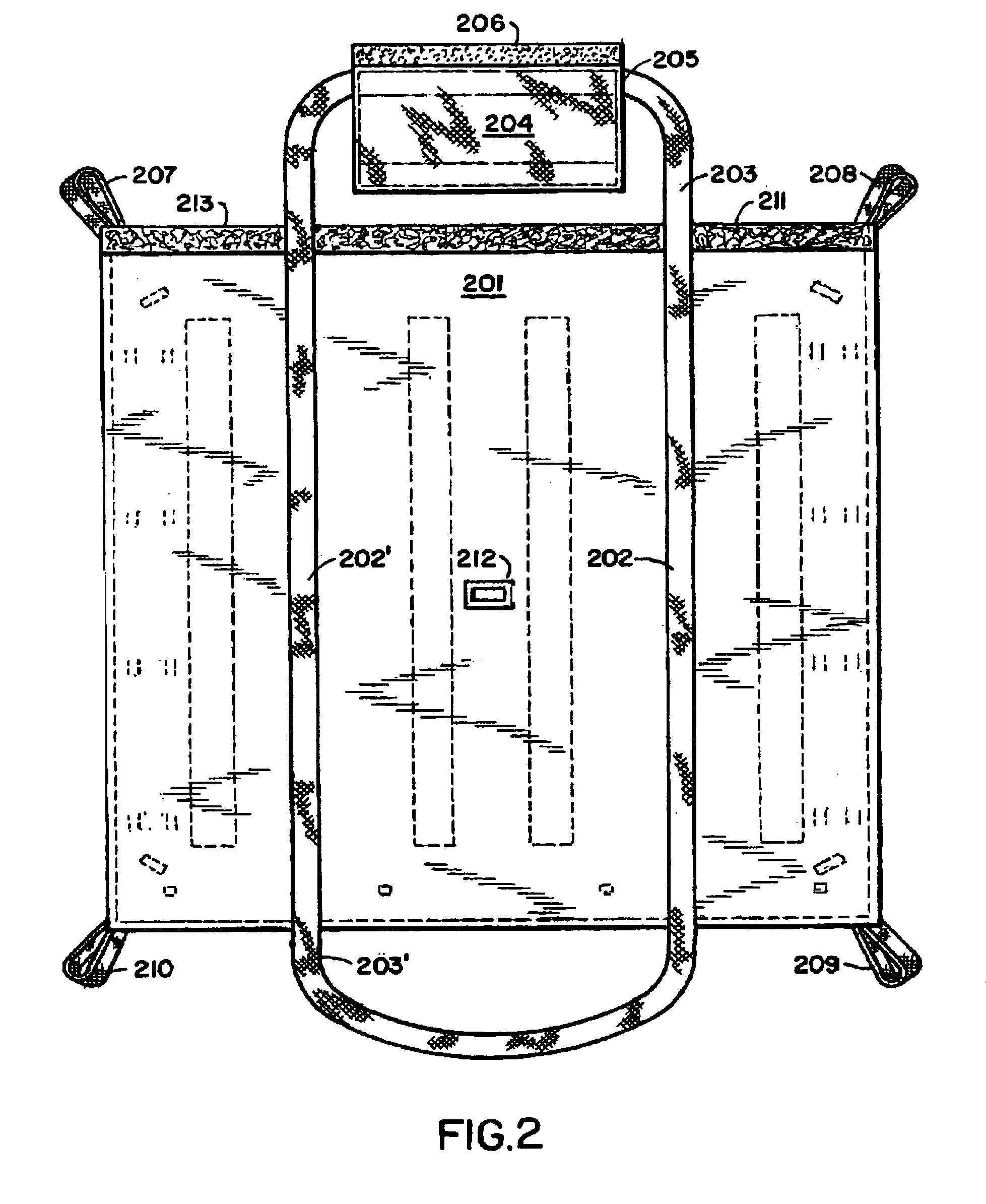 Portable medical emergency equipment pack