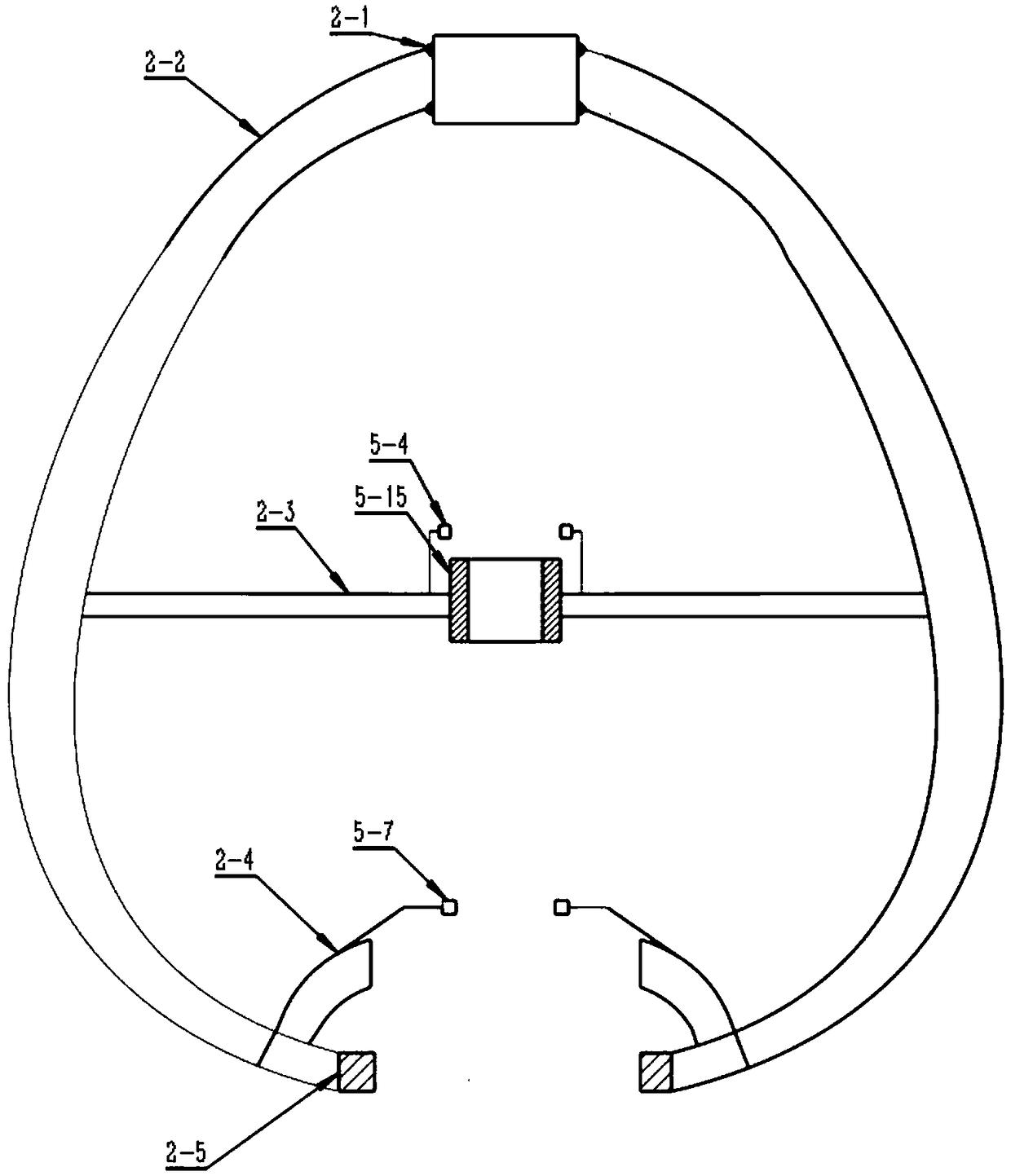 Magnetic suspension bearing vertical shaft double-wind-power power generating device