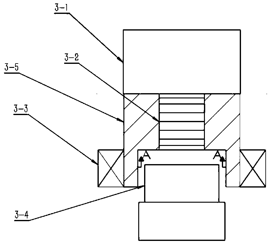 Magnetic suspension bearing vertical shaft double-wind-power power generating device