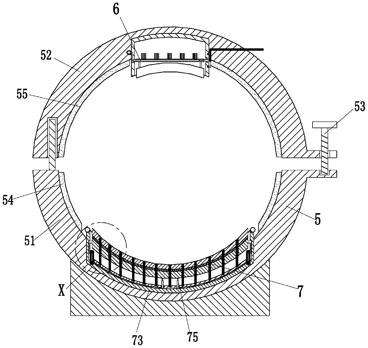 Surface treatment process for silica sol wax pattern of valve casting