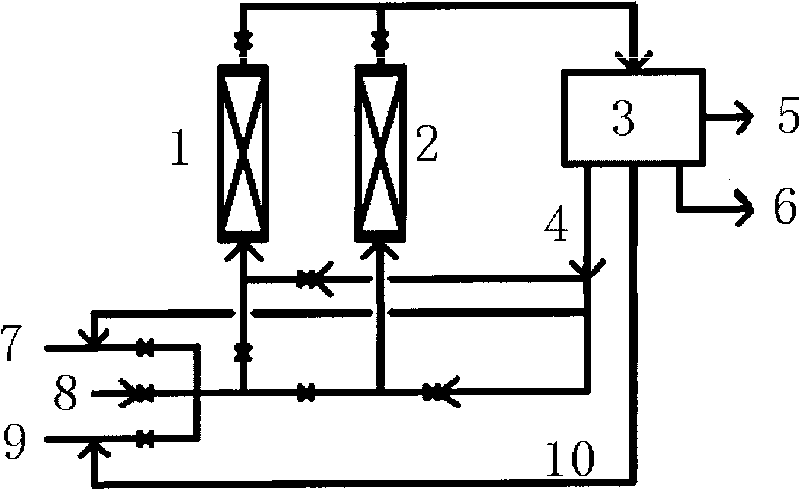 Method for continuously producing epoxy chloropropane