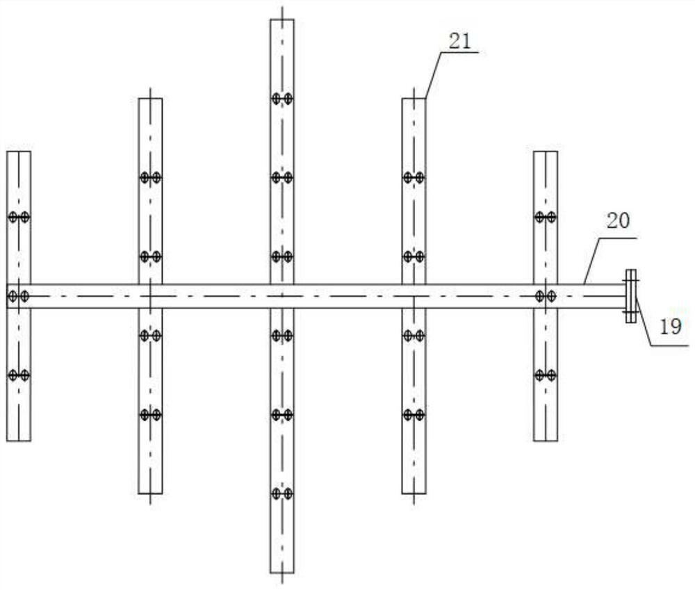 UAD biological filter tower system based on sulfur autotrophy and denitrification method