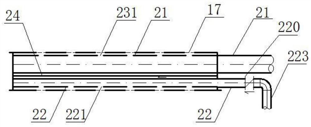 A living chain continuous connection type uninterrupted high-salt wastewater purification device