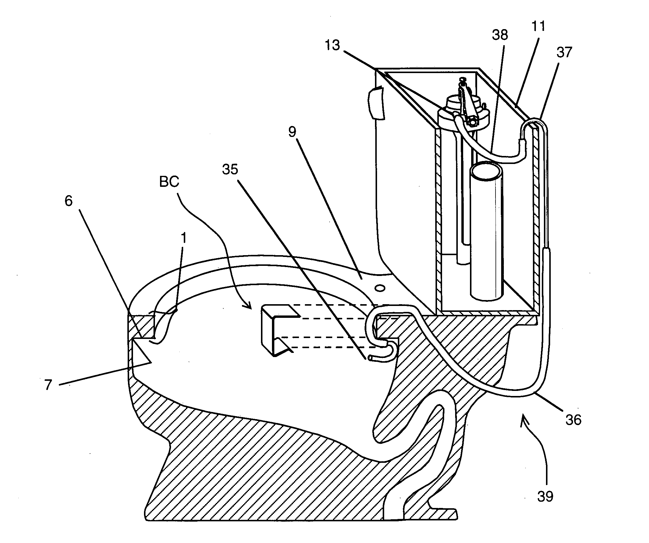 Bidet assembly for toilets