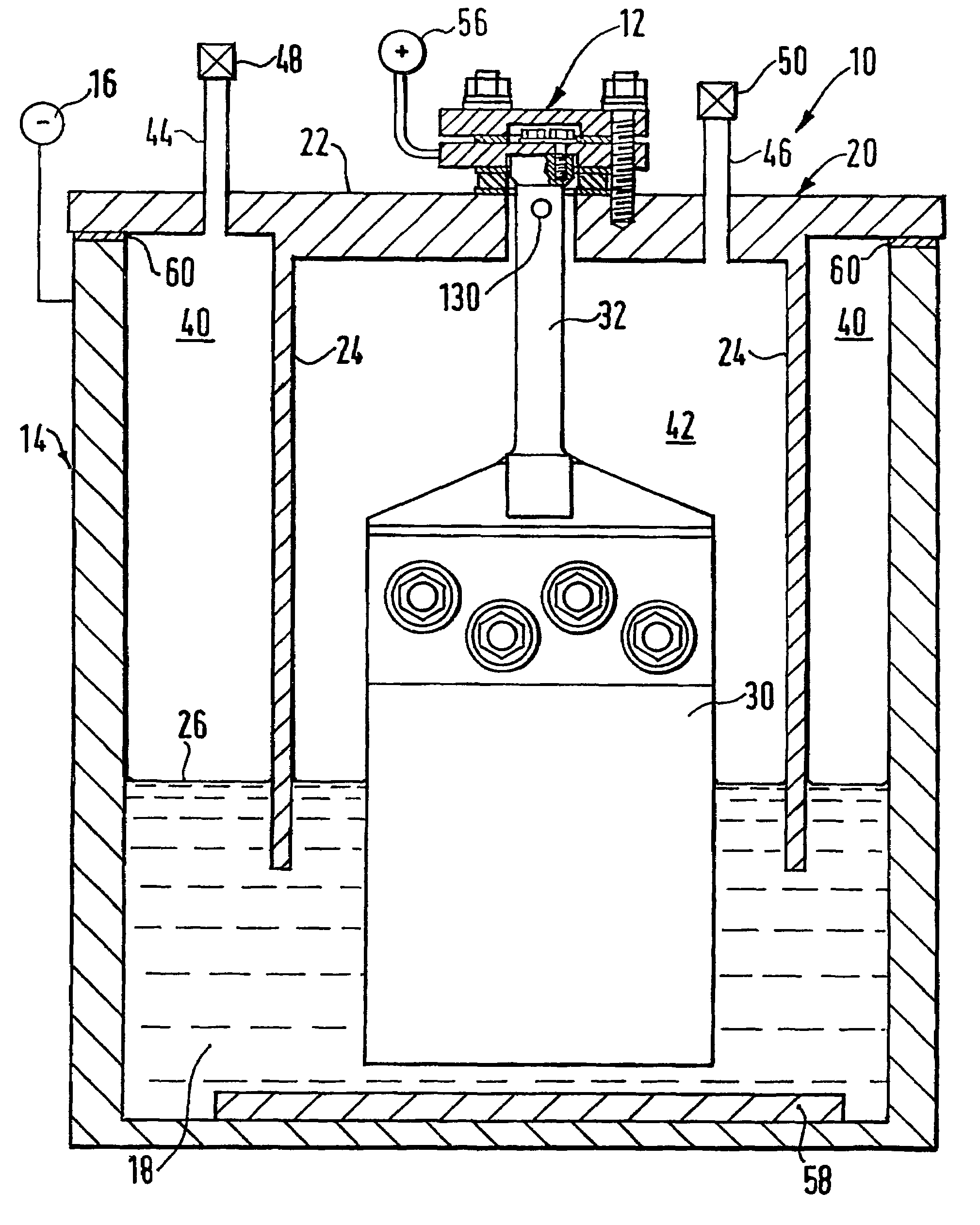 Fluorine cell