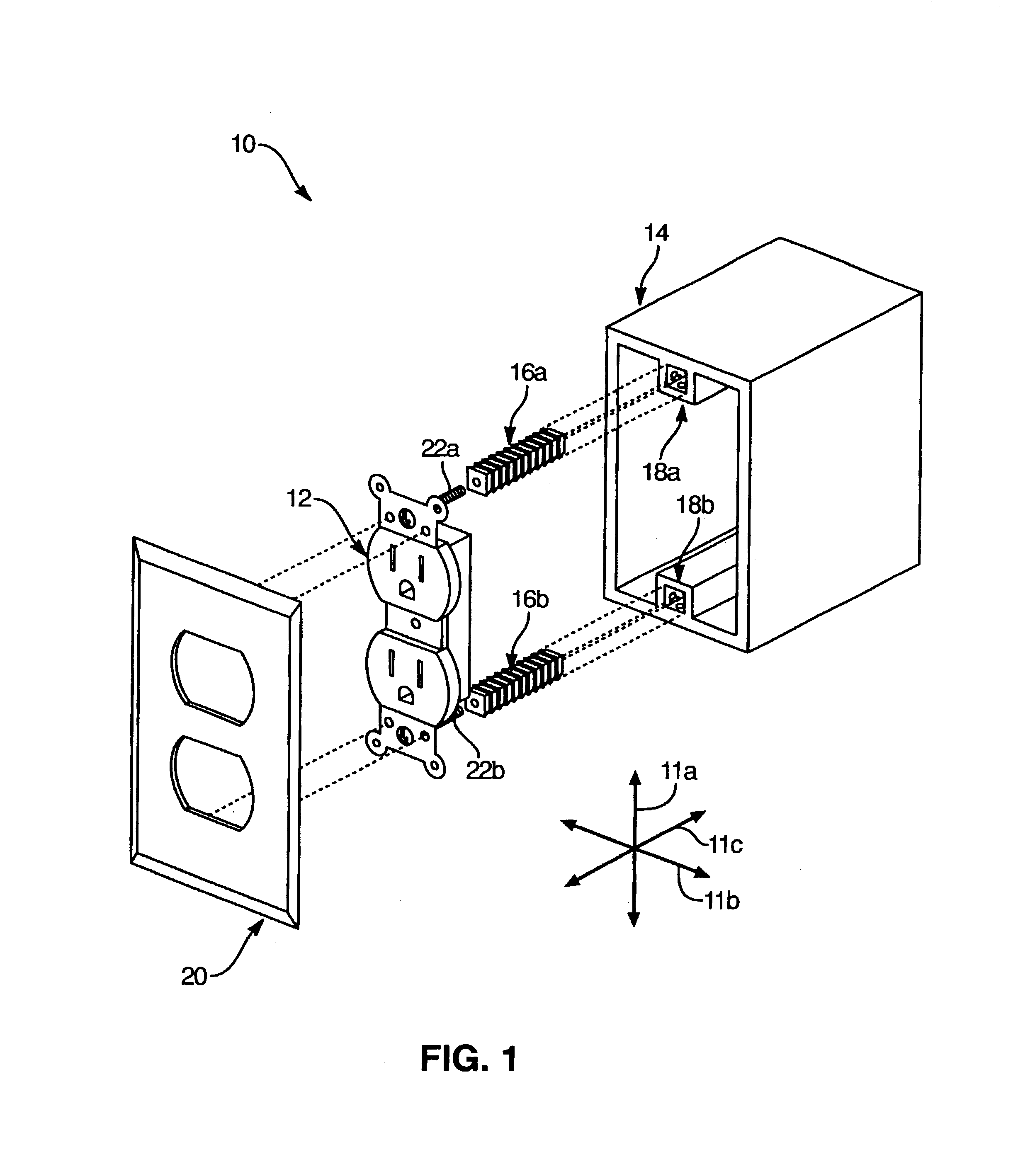 Deflecting securement anchor for electrical fixtures