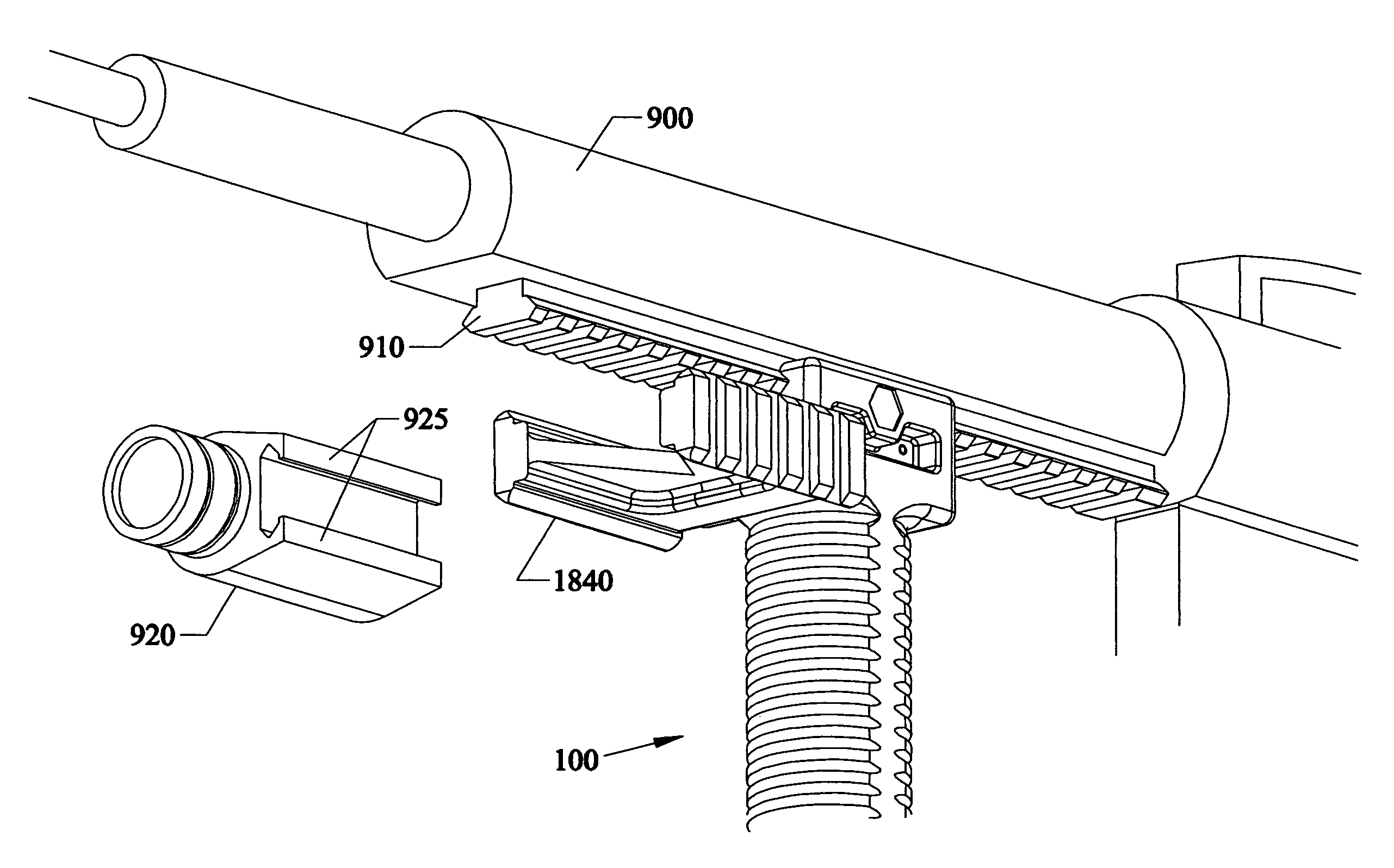 Dual light rails and accessory rail mounts for vertical foregrips