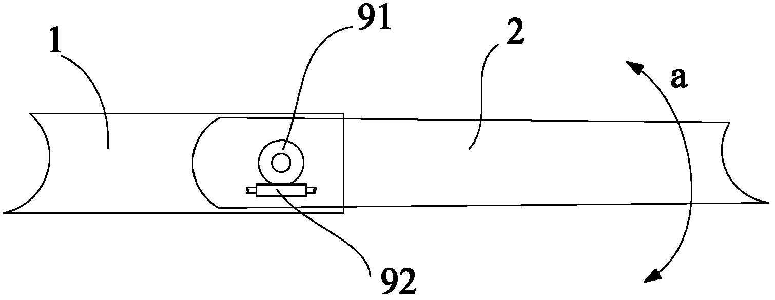 Cantilever crane device and engineering machinery