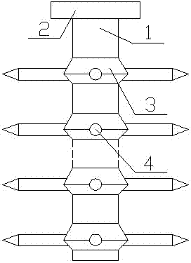 Root pressure grouting pile and construction method thereof