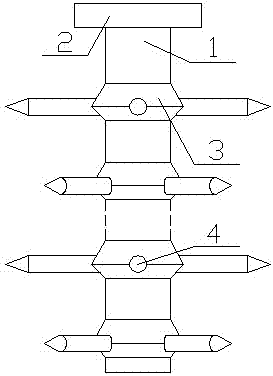 Root pressure grouting pile and construction method thereof