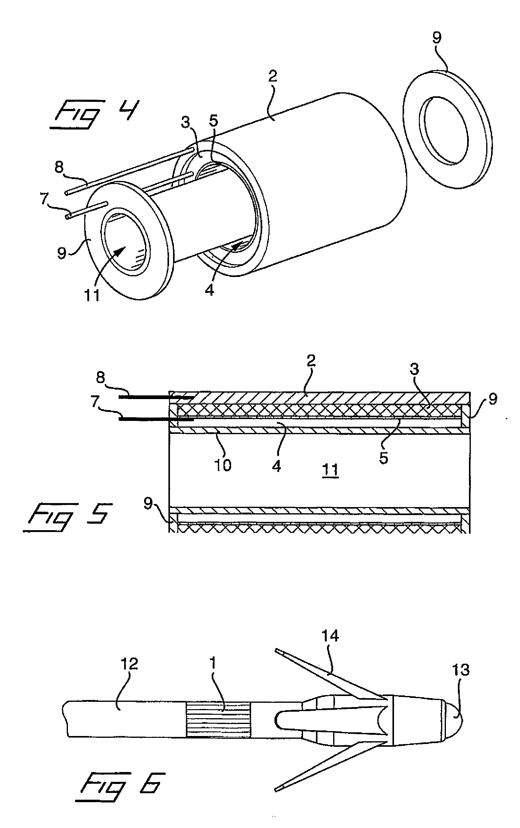 Piezoelectric sensor, a method for manufacturing a piezoelectric sensor and a medical implantable lead comprising such a piezoelectric sensor