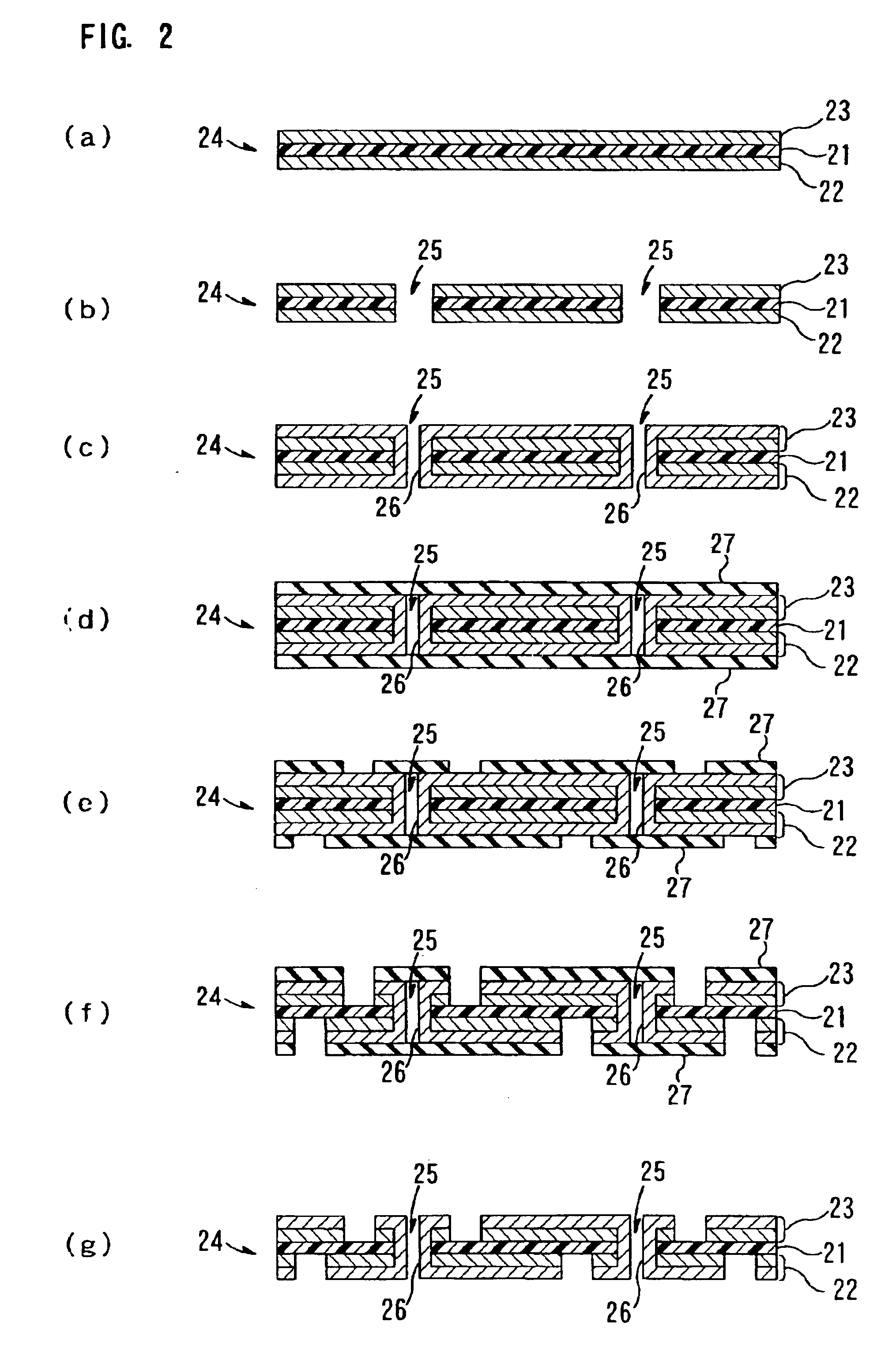 Multilayer flexible wiring circuit board and its manufacturing method