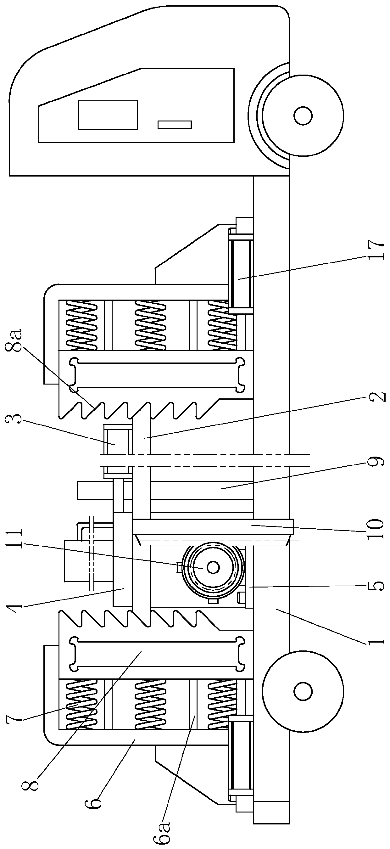 Automatic stacking equipment for stacking hollow bricks