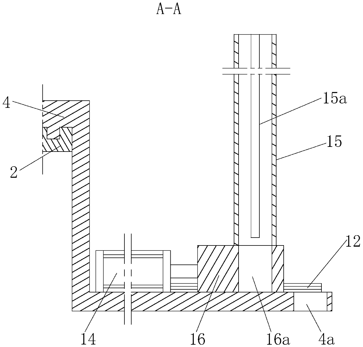 Automatic stacking equipment for stacking hollow bricks